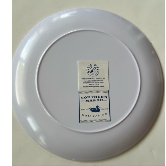 Southern Marsh Plaid Salt & Pepper Shakers and Plate - Picture 4 of 4